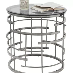 Tische|KARE Design Beistelltisch Jupiter Silber O55Cm