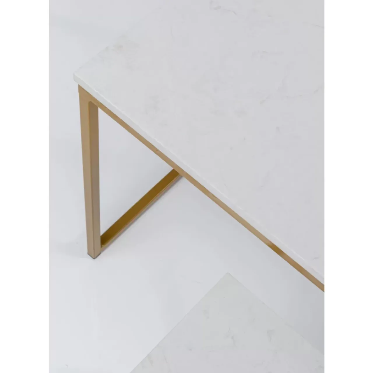 Tische|KARE Design Beistelltisch Key West Gold (3/Set)