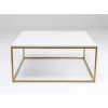 Tische|KARE Design Beistelltisch Key West Gold 40X40Cm