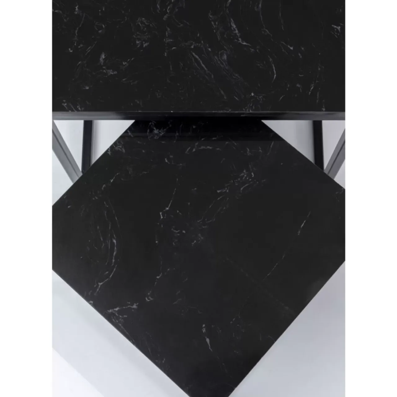 Tische|KARE Design Beistelltisch Key West Schwarz (3/Set)