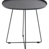 Outdoormöbel|KARE Design Beistelltisch Turin Schwarz