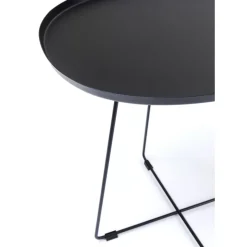 Outdoormöbel|KARE Design Beistelltisch Turin Schwarz