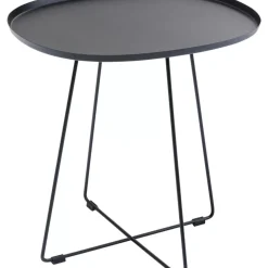 Outdoormöbel|KARE Design Beistelltisch Turin Schwarz