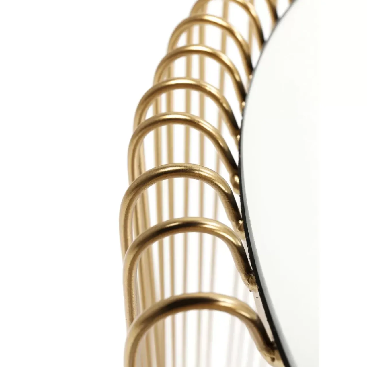 Tische|KARE Design Beistelltisch Wire Messing (2/Set) O44Cm