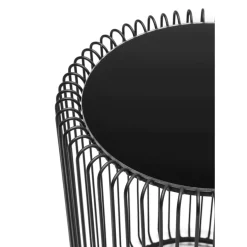 Tische|KARE Design Beistelltisch Wire Schwarz (2/Set) O44Cm