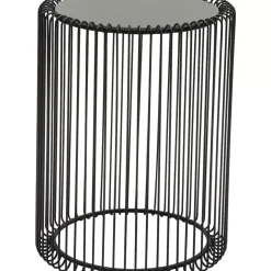 Tische|KARE Design Beistelltisch Wire Schwarz (2/Set) O44Cm