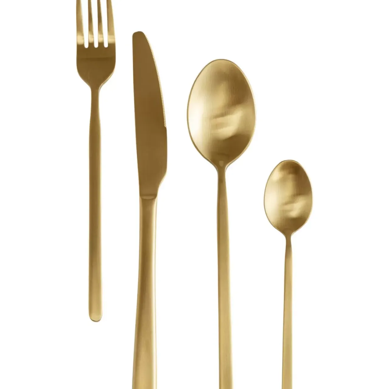 Geschirr & Tischaccessoires|KARE Design Besteck Gloria Matt Gold (16-Tlg.)