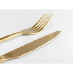 Geschirr & Tischaccessoires|KARE Design Besteck Gloria Matt Gold (16-Tlg.)