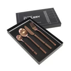 Geschirr & Tischaccessoires|KARE Design Besteck Lery Copper 4.Tlg
