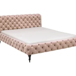 Betten|KARE Design Bett Desire Velvet Ecru 160X200Cm