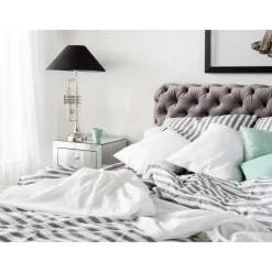 Betten|KARE Design Bett Desire Velvet Silbergrau 160X200 Cm