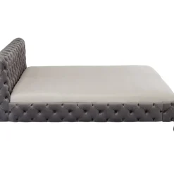 Betten|KARE Design Bett Desire Velvet Silbergrau 200X200Cm