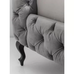 Betten|KARE Design Bett Desire Velvet Silbergrau 180X200 Cm