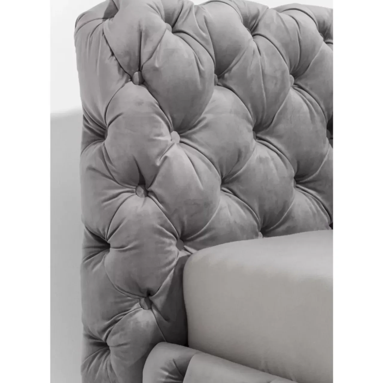 Betten|KARE Design Bett Desire Velvet Silbergrau 180X200 Cm