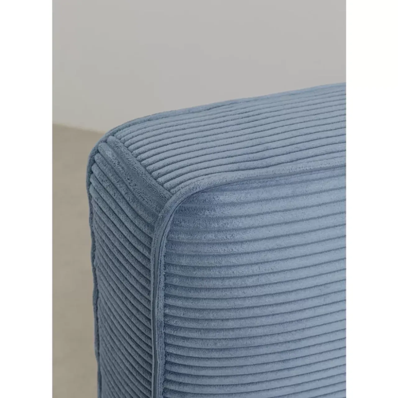Betten|KARE Design Bett East Side Cord Blau 180X200Cm
