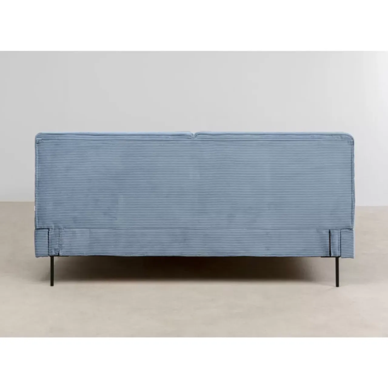 Betten|KARE Design Bett East Side Cord Blau 180X200Cm