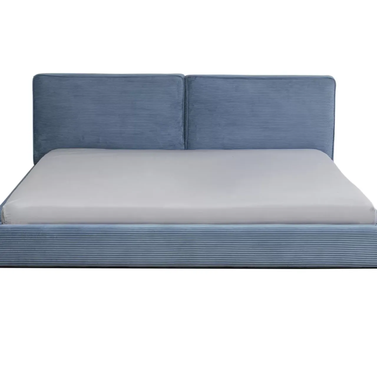 Betten|KARE Design Bett East Side Cord Blau 160X200Cm