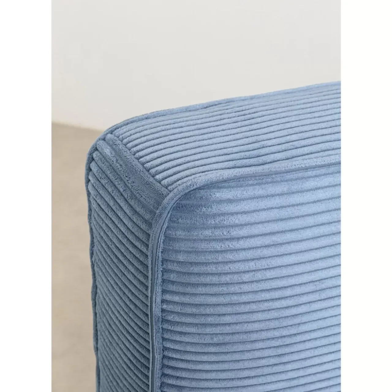 Betten|KARE Design Bett East Side Cord Blau 160X200Cm