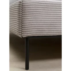 Betten|KARE Design Bett East Side Cord Grau 180X200Cm