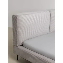 Betten|KARE Design Bett East Side Cord Grau 160X200Cm