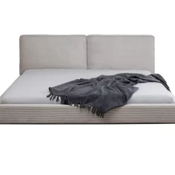 Betten|KARE Design Bett East Side Cord Grau 160X200Cm