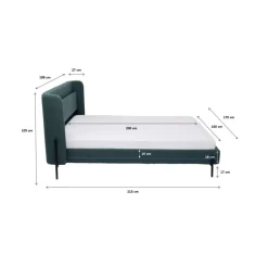 Betten|KARE Design Bett Tivoli Grun 160X200