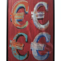 Bilder|KARE Design Bild Frame Art 3D Euro 118X83Cm