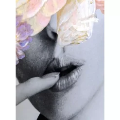 Bilder|KARE Design Bild Frame Flower Lady Pastell 152X117