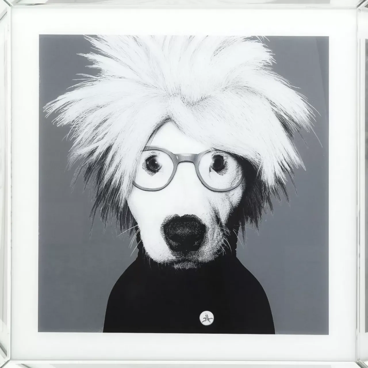 Bilder|KARE Design Bild Frame Mirror Artist Dog 60X60