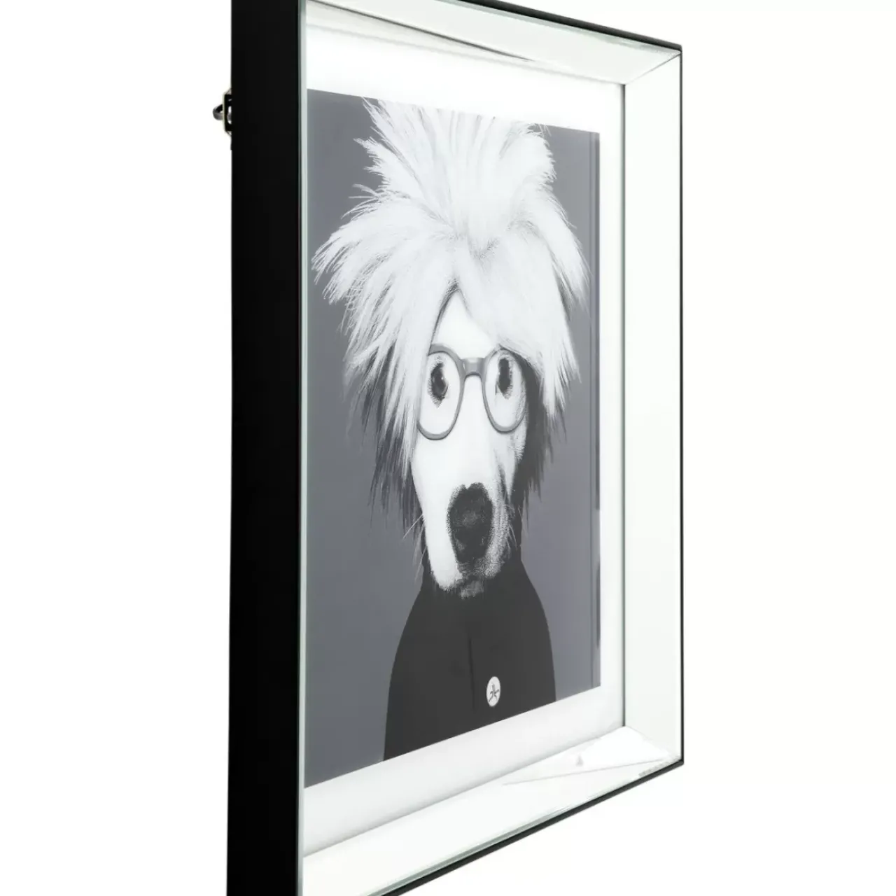 Bilder|KARE Design Bild Frame Mirror Artist Dog 60X60