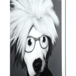 Bilder|KARE Design Bild Frame Mirror Artist Dog 60X60