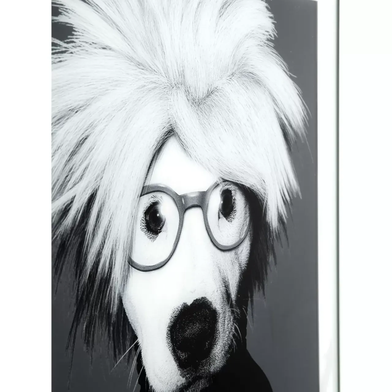 Bilder|KARE Design Bild Frame Mirror Artist Dog 60X60