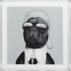 Bilder|KARE Design Bild Frame Mirror Designer Dog 60X60