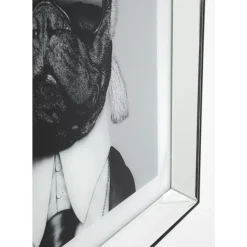 Bilder|KARE Design Bild Frame Mirror Designer Dog 60X60