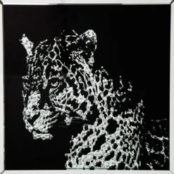 Bilder|KARE Design Bild Frame Mirror Leopard 80X80Cm