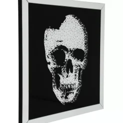 Bilder|KARE Design Bild Frame Mirror Skull 100X100Cm