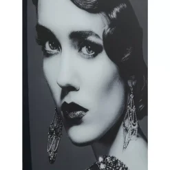 Bilder|KARE Design Bild Glas Beauty Lady 120X150Cm