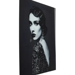 Bilder|KARE Design Bild Glas Beauty Lady 120X150Cm