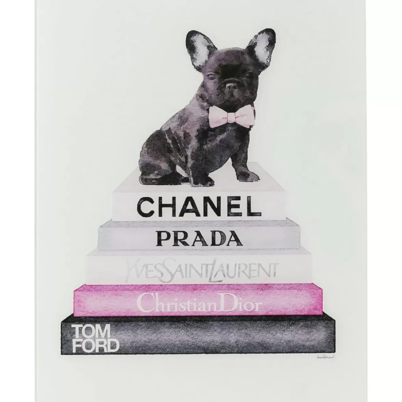 Bilder|KARE Design Bild Glas Fashion Dog 60X80Cm
