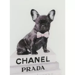 Bilder|KARE Design Bild Glas Fashion Dog 60X80Cm