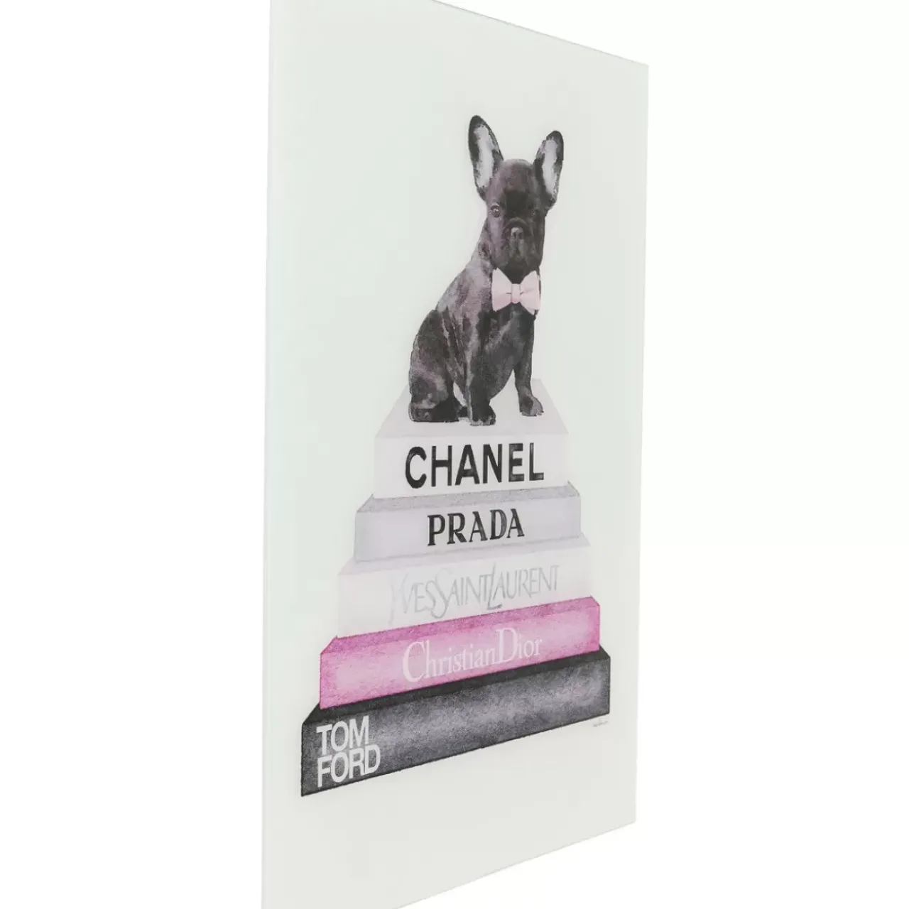 Bilder|KARE Design Bild Glas Fashion Dog 60X80Cm