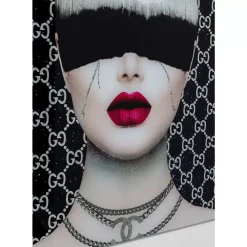 Bilder|KARE Design Bild Glas Fashion Haircut 80X80