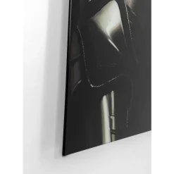 Bilder|KARE Design Bild Glas Knight Cow 120X120