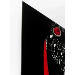 Bilder|KARE Design Bild Glas Lady Red Lips 80X120