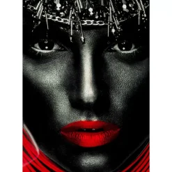 Bilder|KARE Design Bild Glas Lady Red Lips 80X120