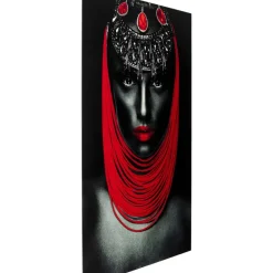 Bilder|KARE Design Bild Glas Lady Red Lips 80X120