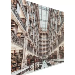 Bilder|KARE Design Bild Glas Library 150X100Cm