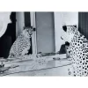 Bilder|KARE Design Bild Glas Metallic Gepard 100X150