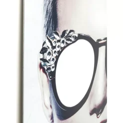 Bilder|KARE Design Bild Glas Metallic Girlie 120X120Cm