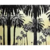 Bilder|KARE Design Bild Glas Metallic Palms 180X120Cm
